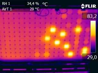 Inspeccion de paneles fotovoltaicos con camara termografica