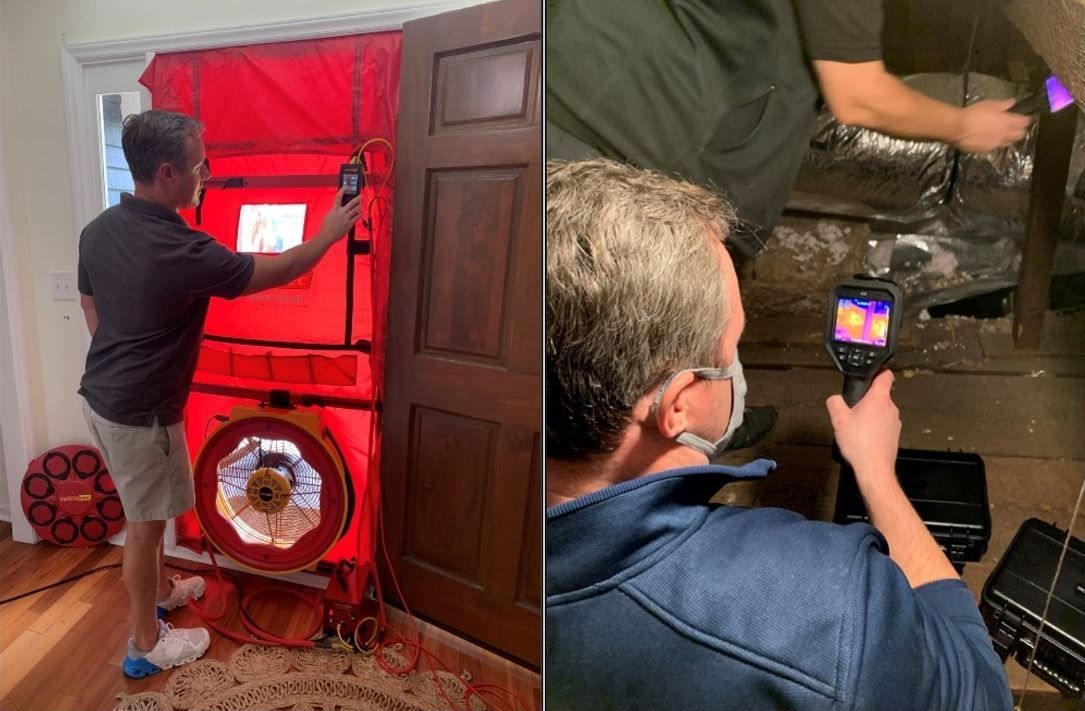 blower door en viviendas