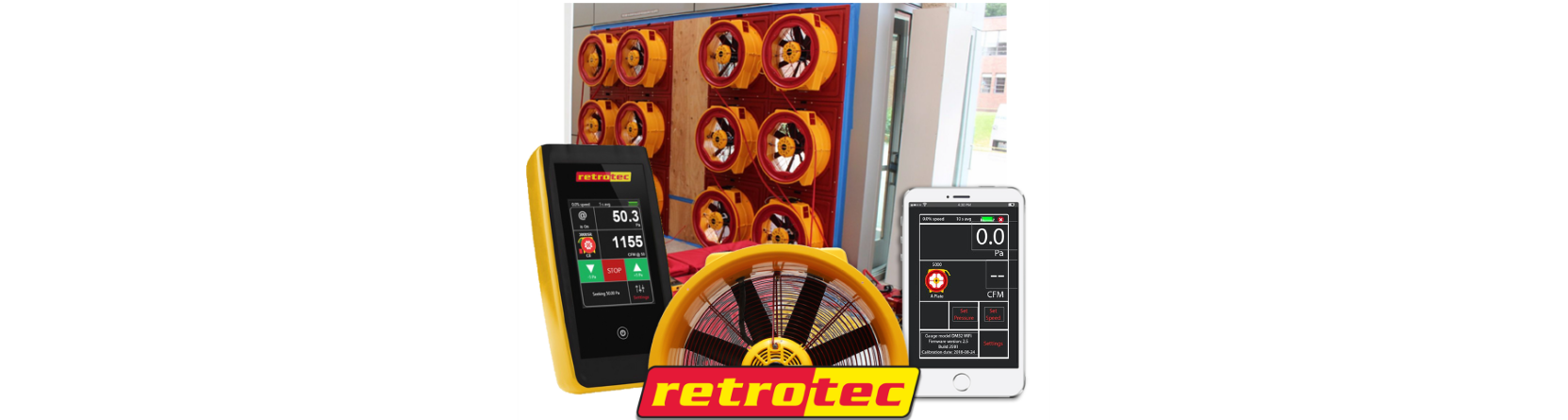 Pruebas de estanqueidad en edificios - Blower