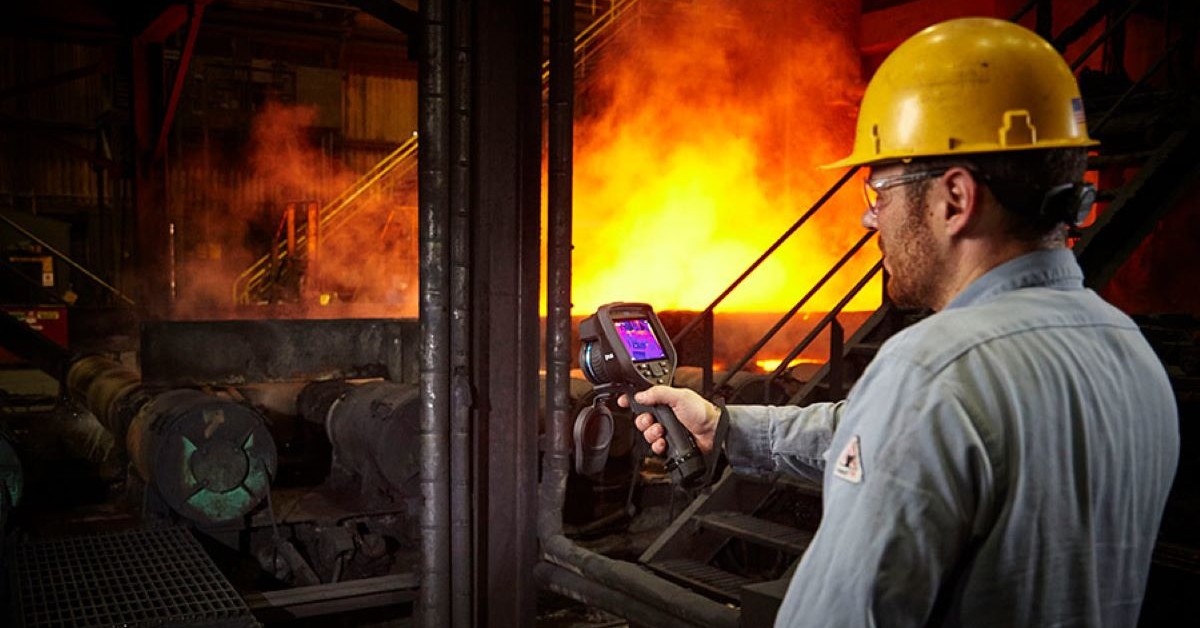 Termografía en la producción de acero
