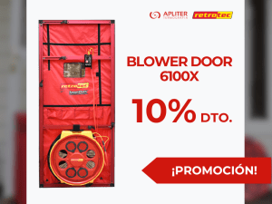 Promoción retrotec blower door 6100X
