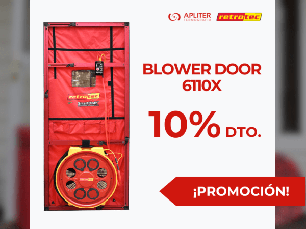 Promoción retrotec blower door 6110X