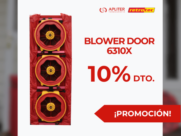 Promoción retrotec blower door 6310X