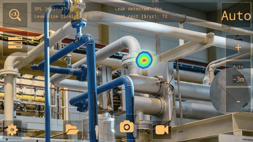 FLIR Si2X detección fuga de aire