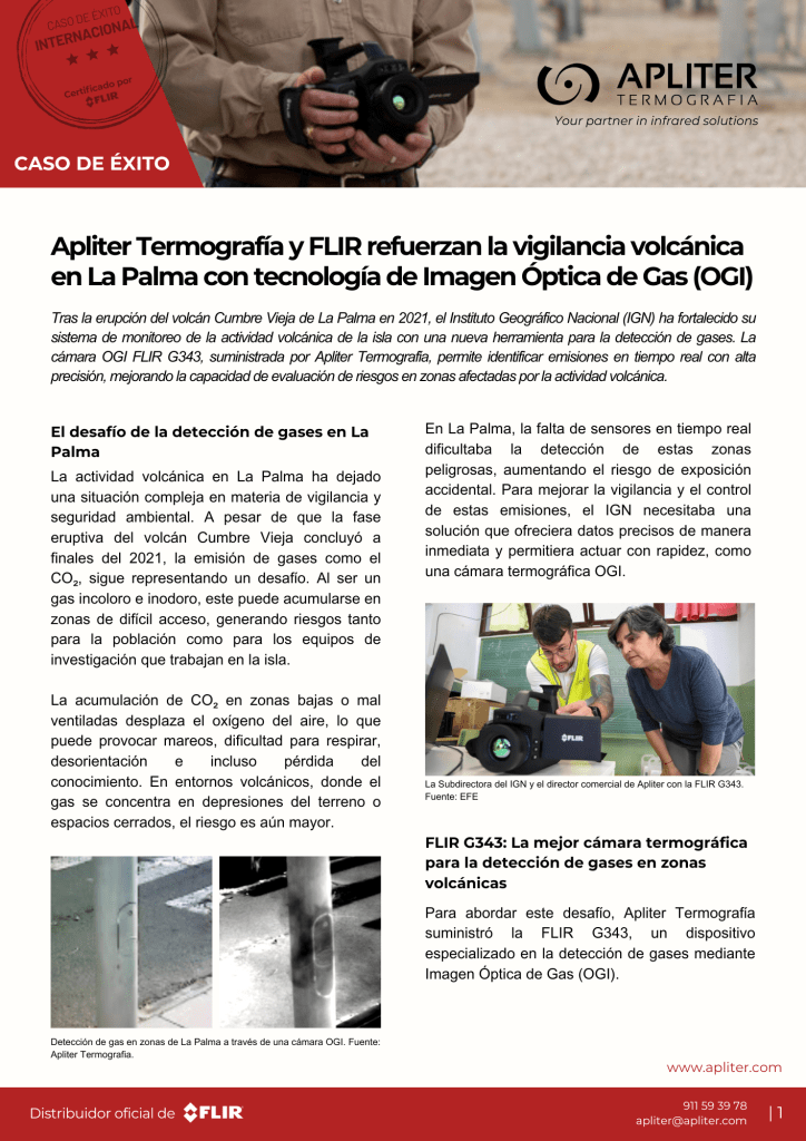 Caso de éxito OGI La Palma vigilancia volcánica (CASO DE ÉXITO INTERNACIONAL)