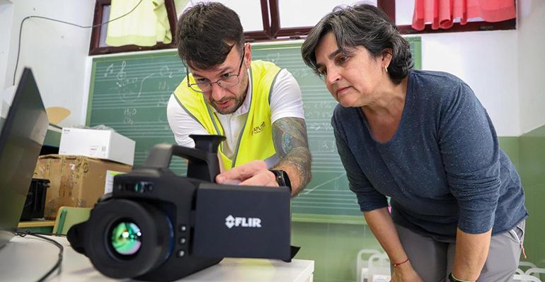 Vigilancia volcáncia con OGI - Apliter Termografia