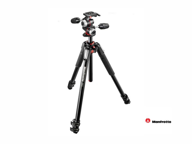 Trípode Manfrotto 055 con rótula pan/tilt