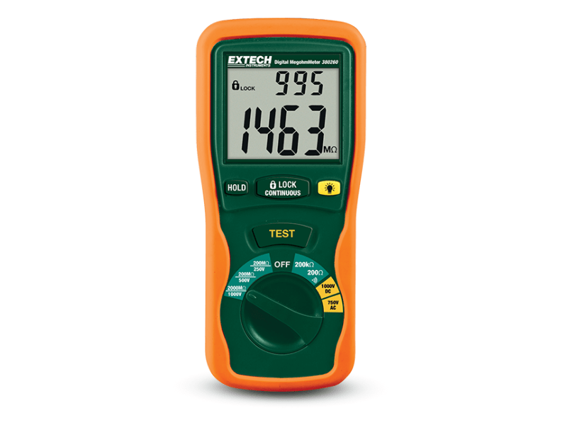 Extech 380260 - Megohmmeter, Digital Autoranging