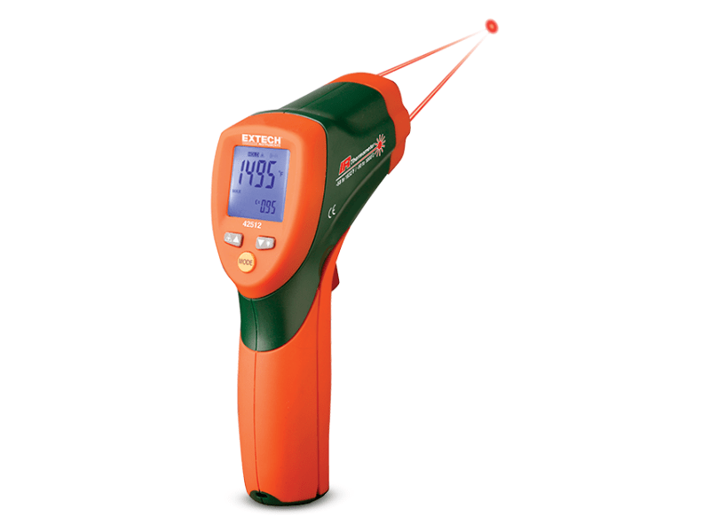 Extech 42512 - Termómetro IR, laser duplo 30:1