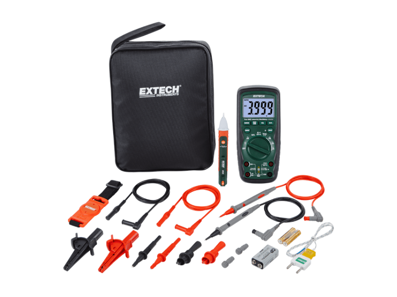 Extech EX505A-K - Kit multímetro industrial para serviços pesados