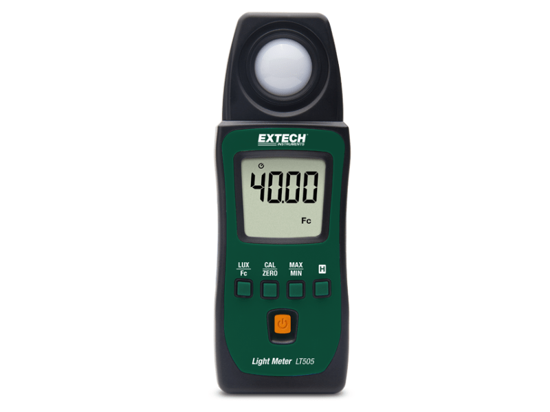 Extech LT505 - Medidor de luz, faixa automática