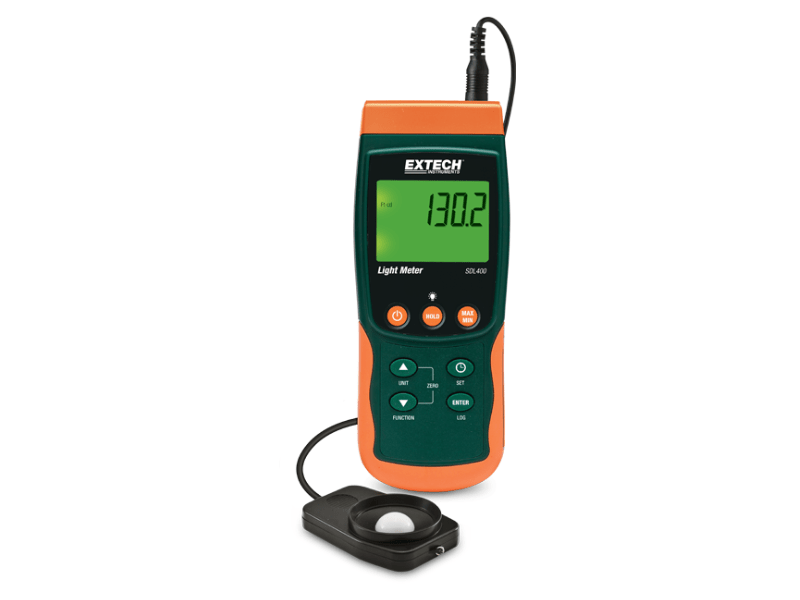 Extech SDL400 - Medidor de luz SD Logger