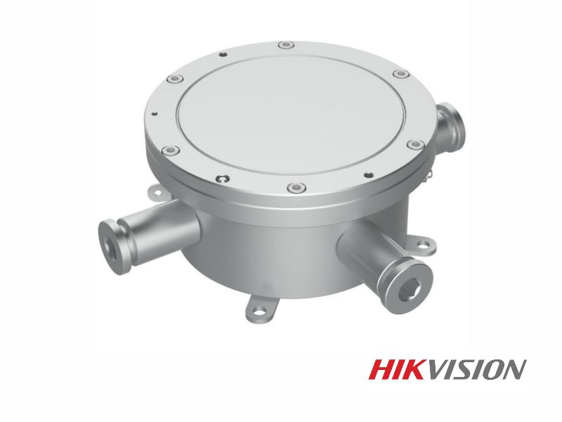 Caixa de ligações compatível com a câmara HIKVISION Bullet ATEX/Posicionador ATEX