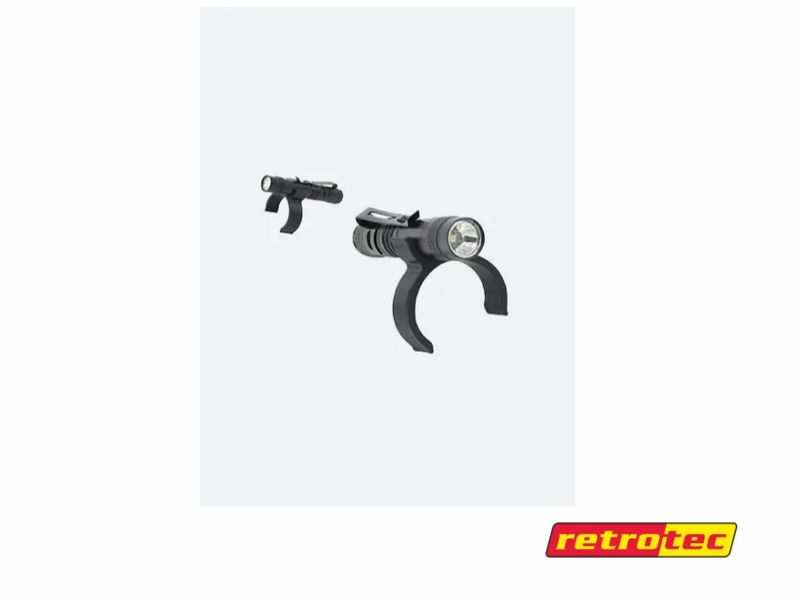 Linterna led + Clip para generador de humo Air Tracer