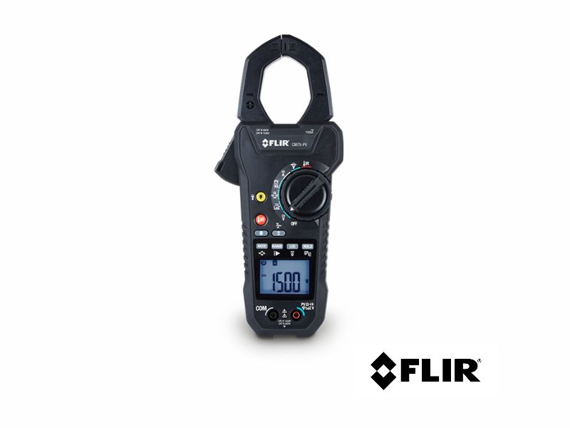 FLIR CM78-PV - Pinza amperimétrica solar CAT III 1500V con conectividad METERLiNK