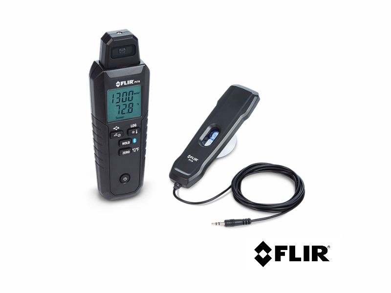 FLIR PV78 - Medidor de temperatura e irradiância solar com sensor de inclinação e METERLiNK