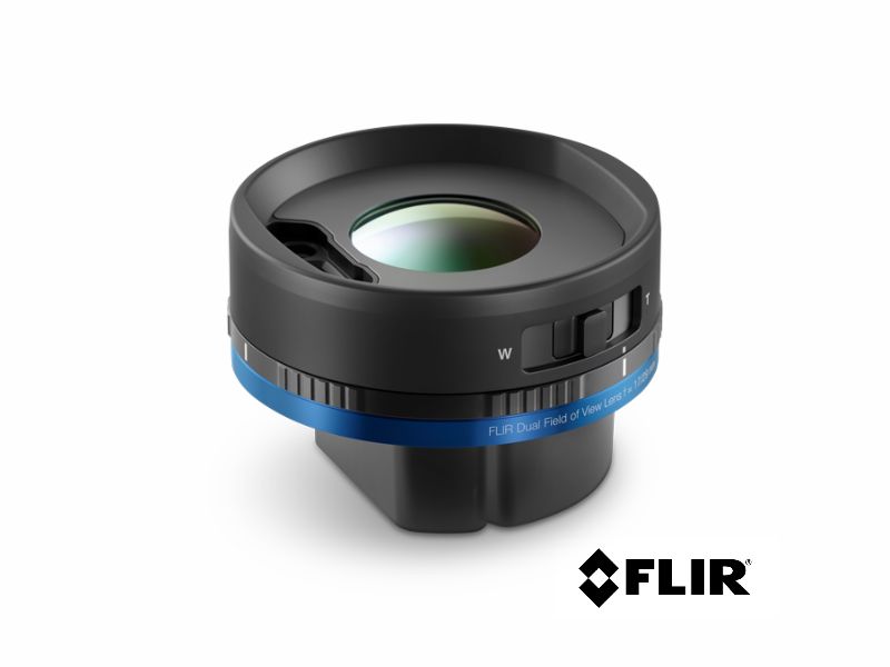 Lente IR FLIR - Série Axxx - f=10/17 mm, DFOV 24º e 42º - Inclui estojo