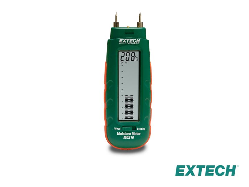 Extech MO210 - Medidor de humedad, bolsillo, madera/edificio Mtl