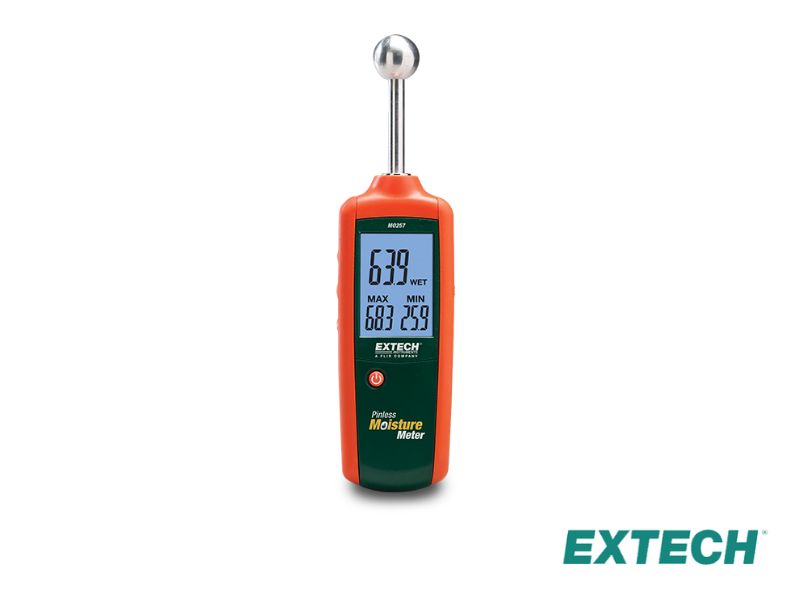 Extech MO257 - Medidor de humedad, PInless