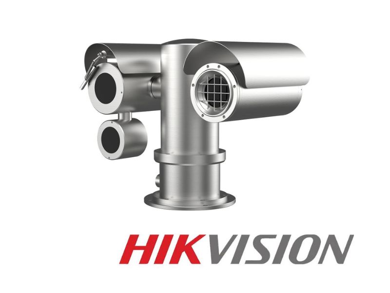 Câmara HIKVISION com posicionador ATEX (640×512 | IP68 | IR+VIS)