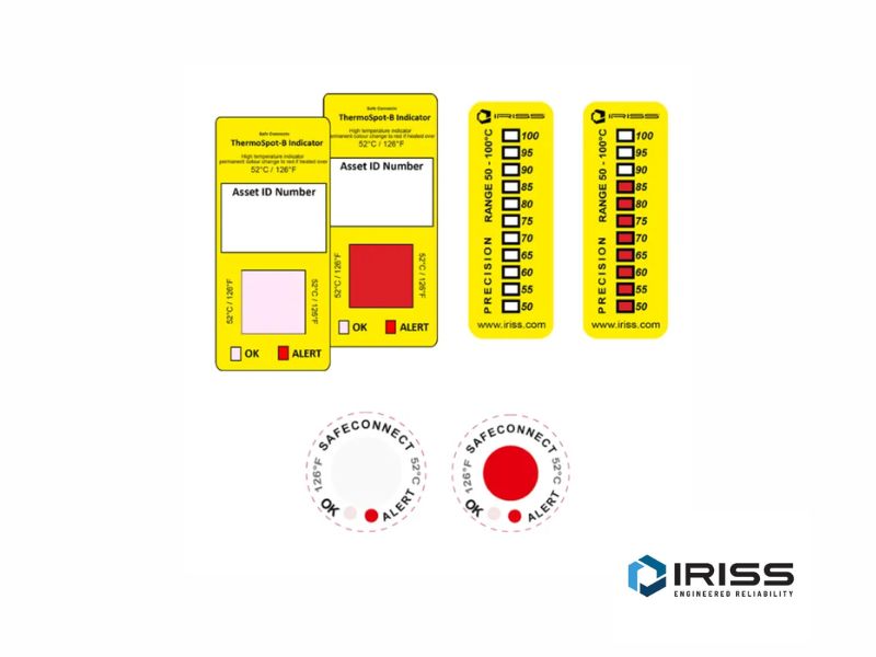 IRISS Safe-Connect - Kit indicadores de sobretemperatura - Adhesivos