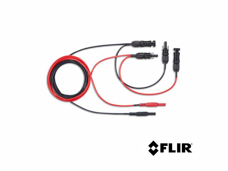 FLIR TA90 - Cabos de teste MC4 duplos, macho e fêmea, com conector tipo banana
