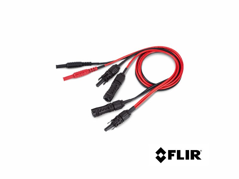 FLIR TA90 - Cabos de teste MC4 duplos, macho e fêmea, com conector tipo banana