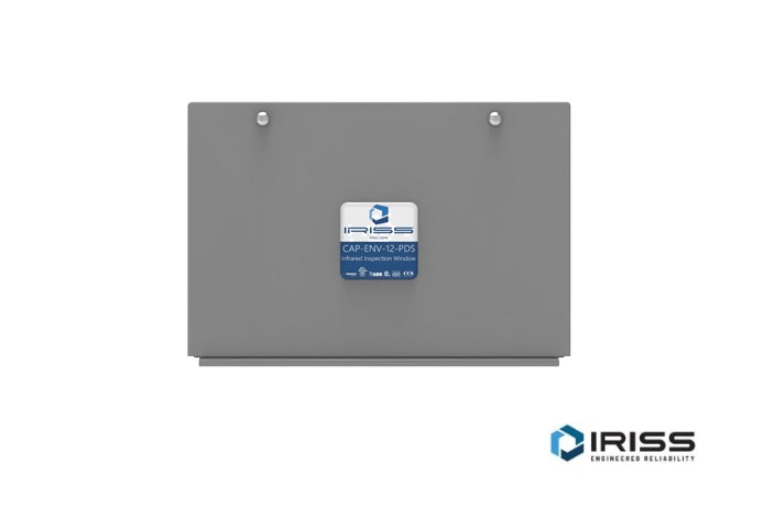 IRISS IRW Janela de infravermelhos em aço inoxidável de grande formato - Inclui sensor para inspecções ultra-sónicas
