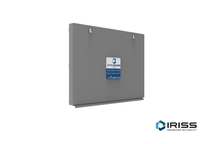 IRISS IRW Janela de infravermelhos em aço inoxidável de grande formato - Inclui sensor para inspecções ultra-sónicas