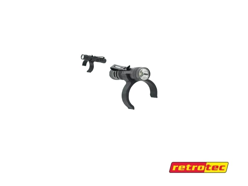 Lanterna LED + Clipe para gerador de fumo Air Tracer