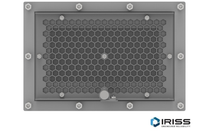 IRISS IRW Janela de infravermelhos de grande formato em alumínio - Inclui sensor para inspeção ultra-sónica