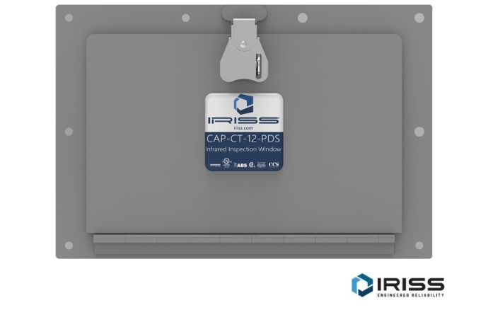 IRISS IRW Janela de infravermelhos de grande formato em alumínio - Inclui sensor para inspeção ultra-sónica