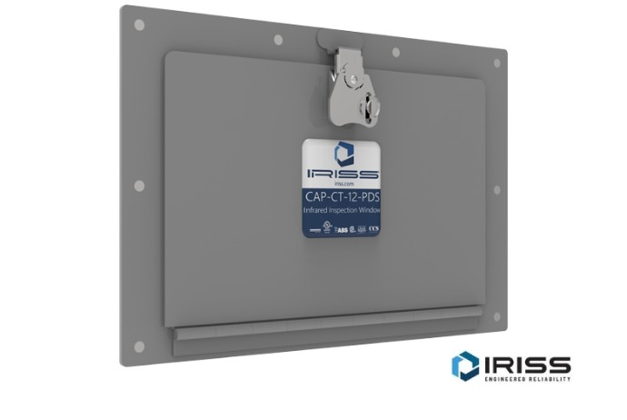 IRISS IRW Janela de infravermelhos de grande formato em alumínio - Inclui sensor para inspeção ultra-sónica