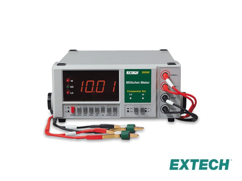 Extech 380560 - Medidor de miliohmios 110 VAC
