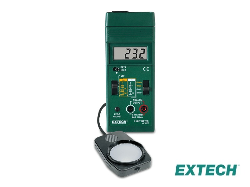 Extech 401025 - Medidor de luz, candela de pie/medidor de lux