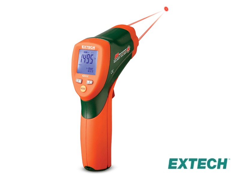Extech 42512 - Termómetro IR, laser duplo 30:1