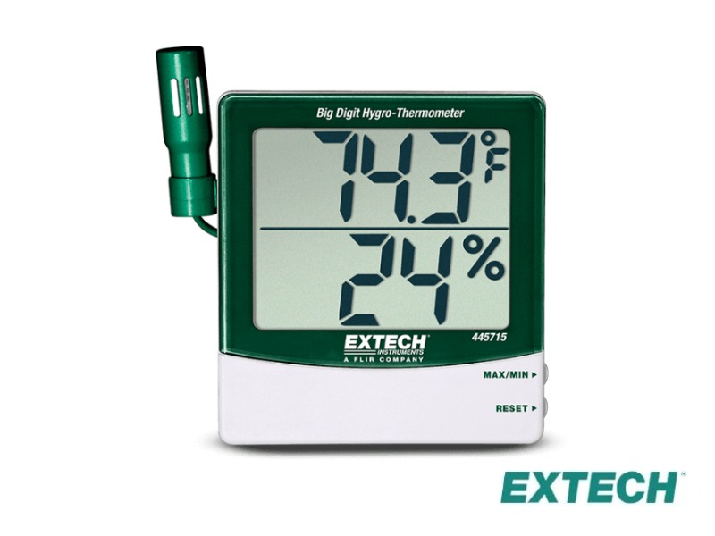 Extech 445715 - Higrotermómetro con sensor remoto