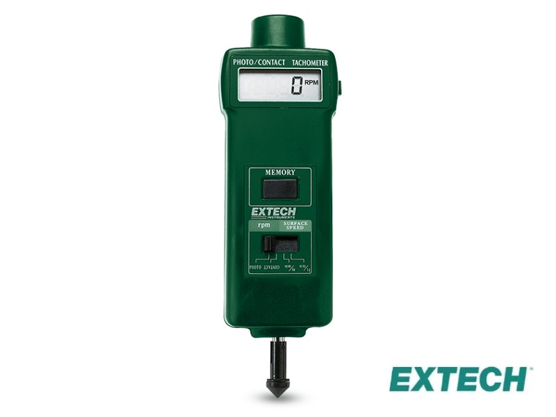 Extech 461895 - Tacómetro, combinación foto/contacto
