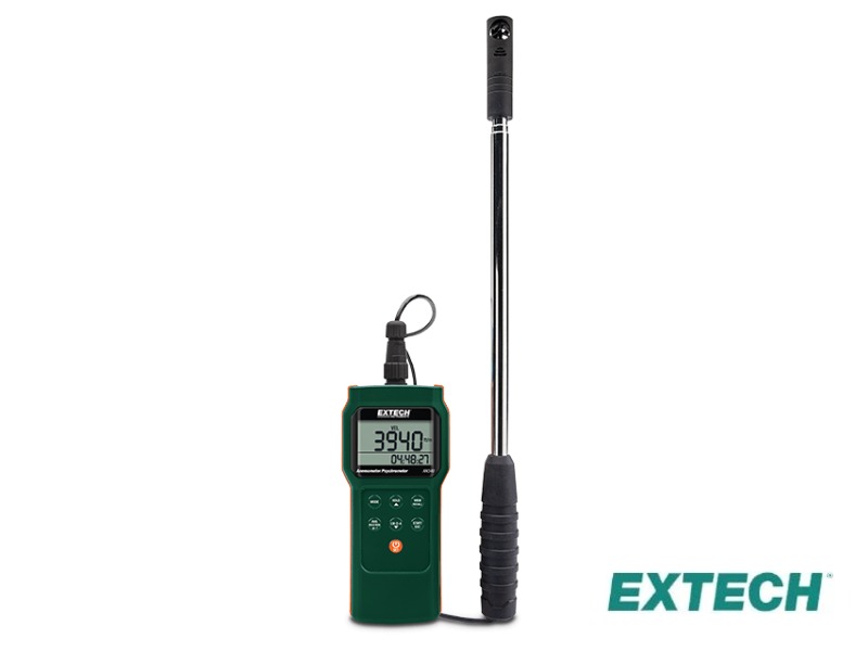 Extech AN340 - Mini anemómetro de paletas / psicrómetro / registrador