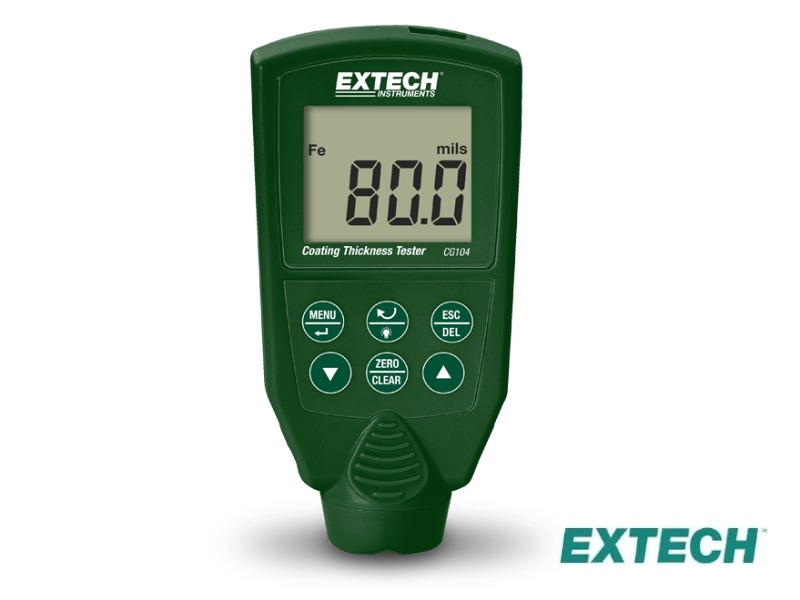 Extech CG104 - Medidor de espesor de recubrimiento ferroso y no ferroso