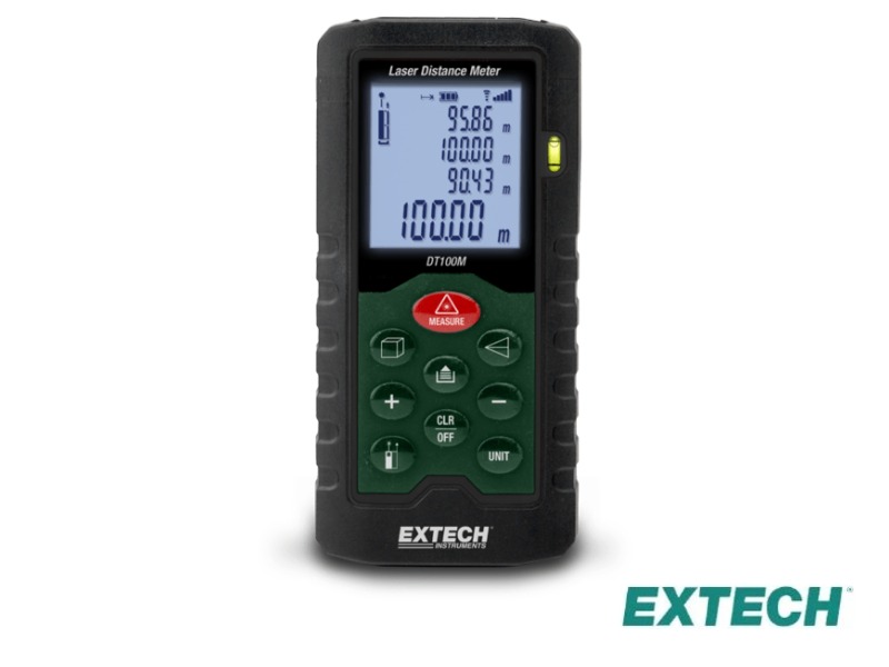 Extech DT100M - Medidor de distancia láser (100 m)