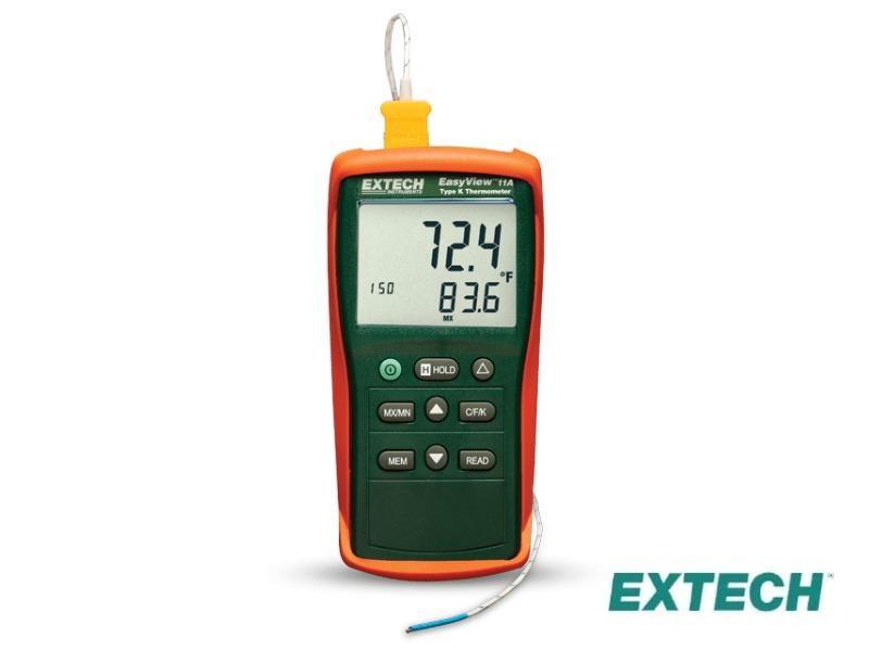Extech EA11A - Termómetro, série Easyview tipo K