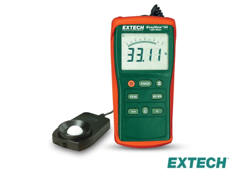 Extech EA30 - Medidor de luz, amplio rango Easy View Serie 30