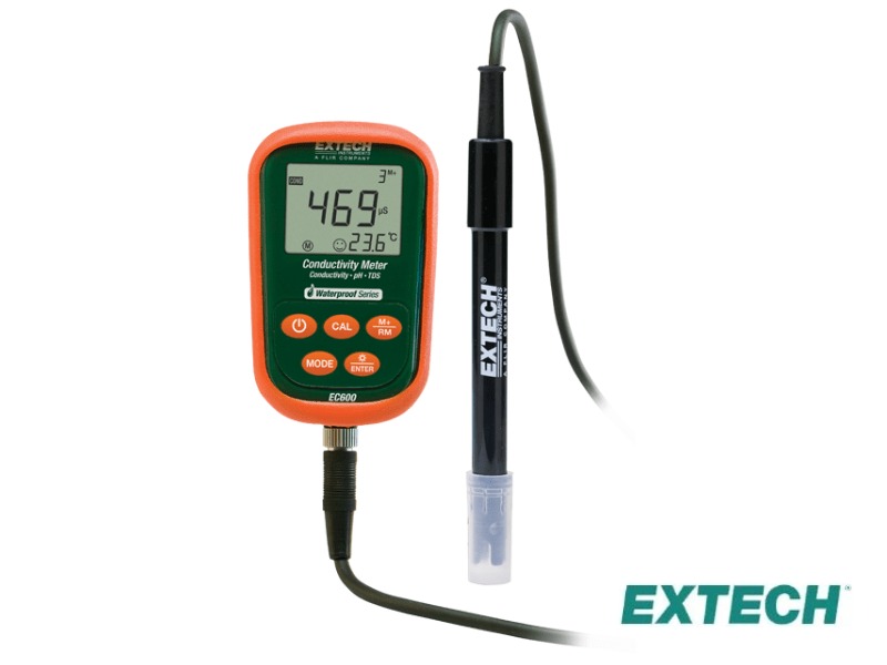 Extech EC600 - Medidor de PH / MV / Temp / Cond / TDS