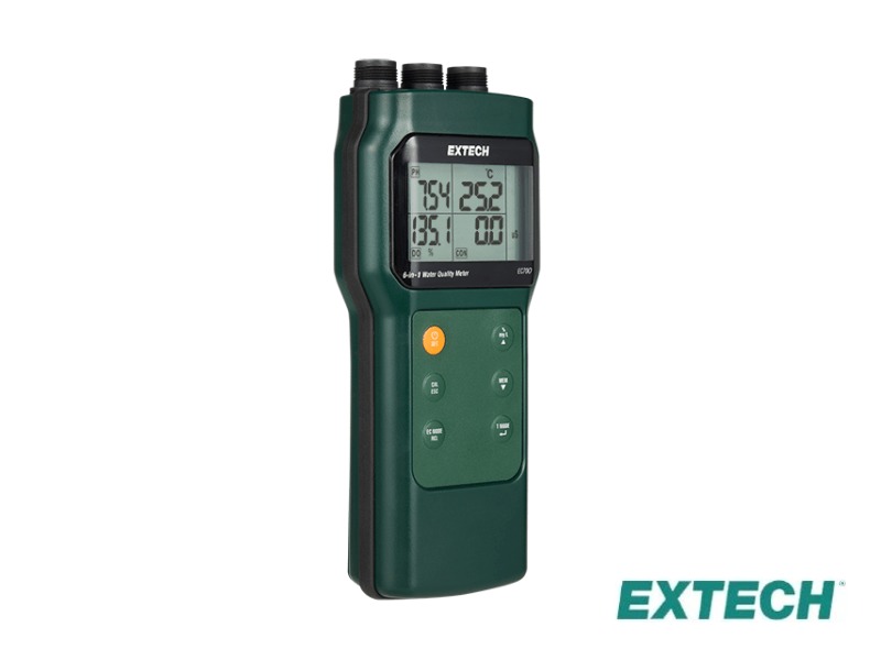 Extech EC700 - Medidor de pH, conductividad, TDS, salinidad, oxígeno disuelto óptico y temperatura