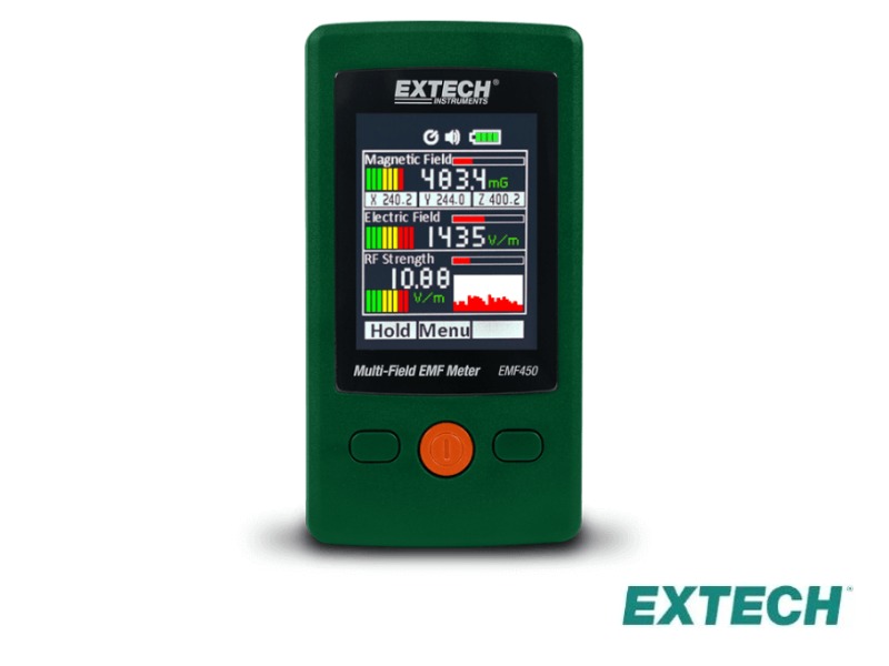 Extech EMF450 - Medidor de campos electromagnéticos, campo múltiple