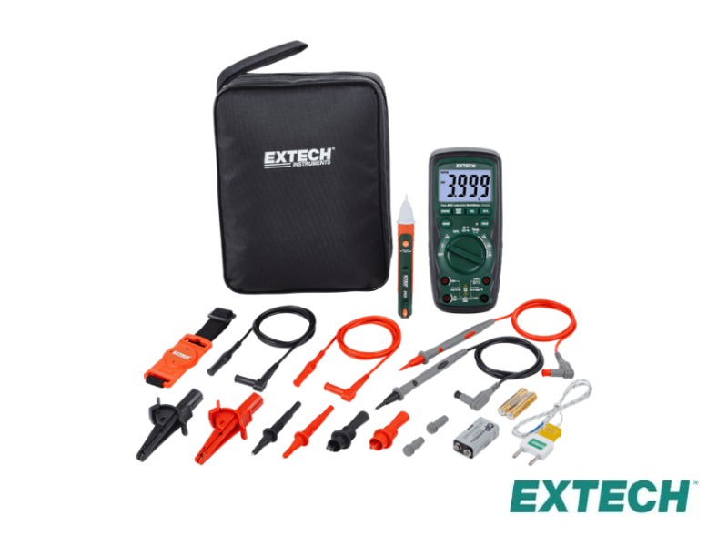 Extech EX505A-K - Kit de multímetro industrial de servicio pesado