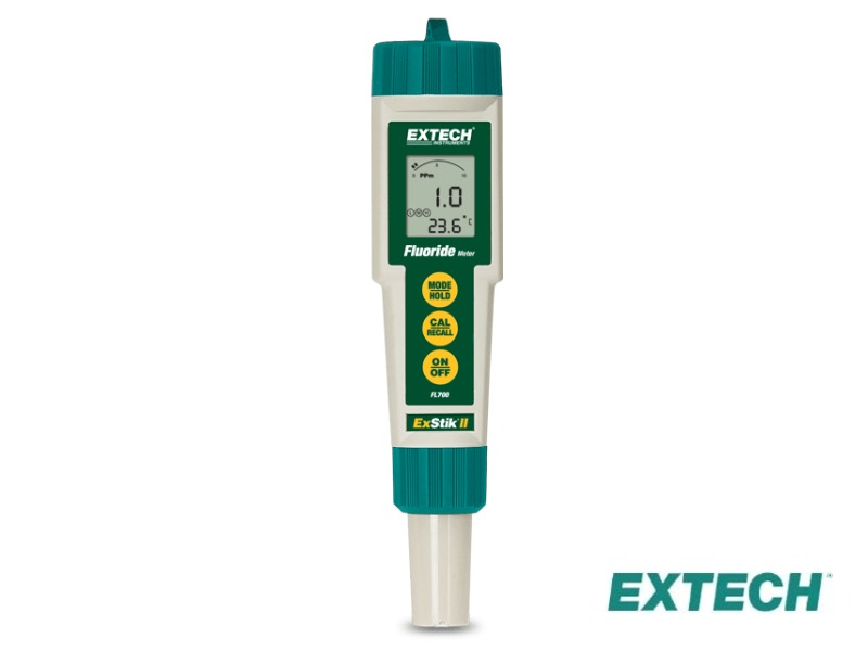 Extech FL700 - Medidor de fluoruro, resistente al agua