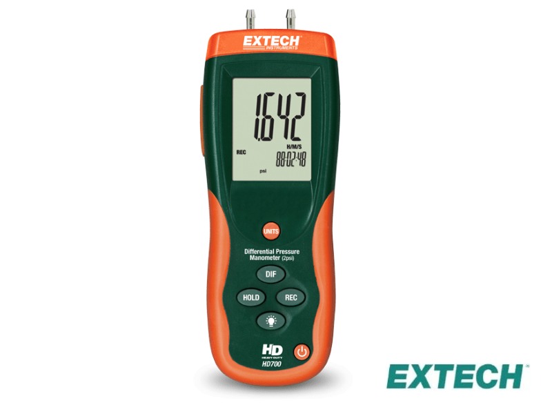 Extech HD700 - Manómetro con software, 2PSI