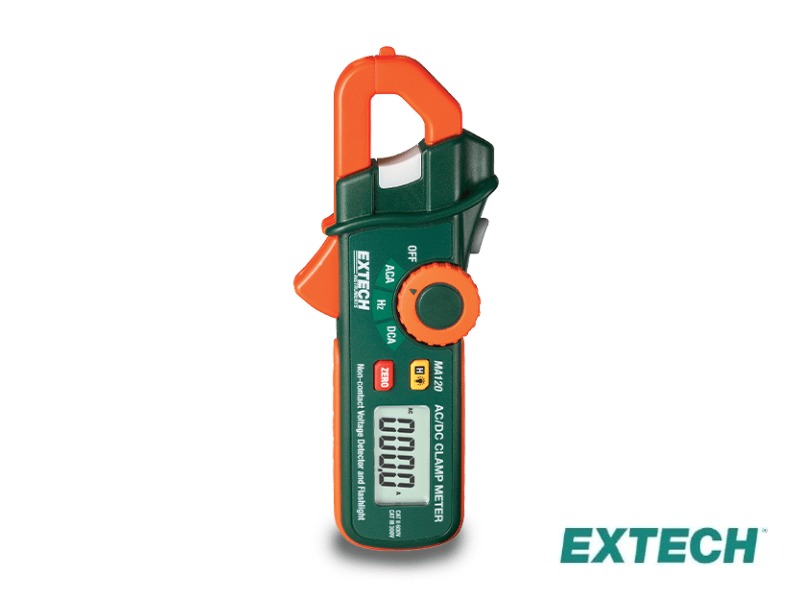 Extech MA120 - Mini Clamp Meter, AC/DC W/NCV/Flashlight